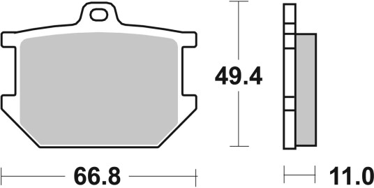 Bremseklosser sbs 507HF