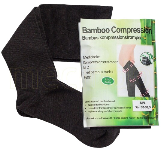 Bamboo Pro Kompresjonsstrømper Klasse 2 - 1 Pakke Bamboo Pro Kompresjonsstrømper Klasse 2 - 1 Pakke