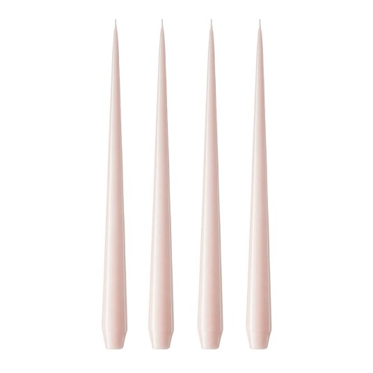 Ester & Erik lys32 cm 4-stk. lakket Rosewater 51-0