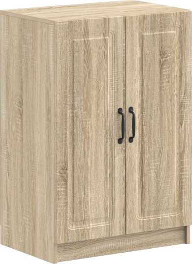 vidaXL Sko Skap UTRECHT 59,5 x 39,5 x 87 cm Konstruert tre Sonoma eik