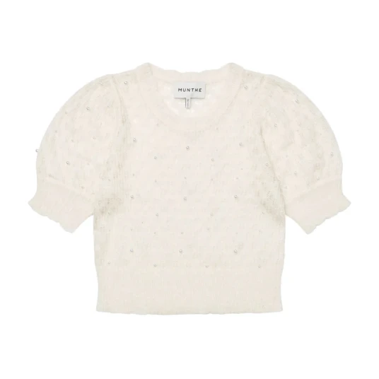 Munthe Dame Strikkevarer Beige XL Munthe Dame Strikkevarer Beige XL