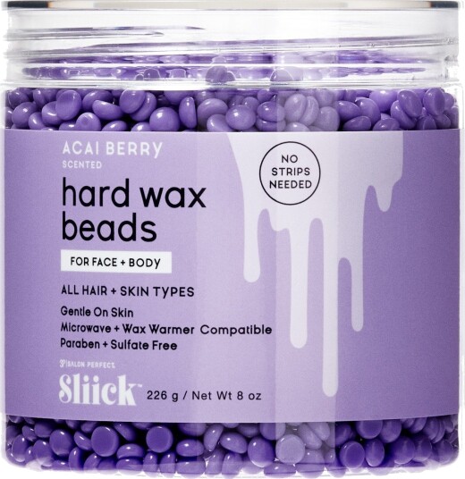 Sliick by Salon Perfect Hard Wax Beads Acai 226 g