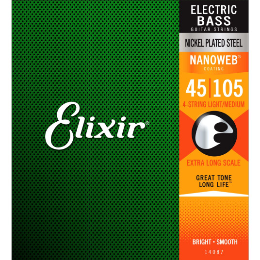 Elixir 045-130 TW XL E-Bass Saiten für 5-Saiter