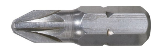 Ks Tools 910.2220, Pozidriv, Rustfritt Stål, Din 3126, Iso 1173 - C 6,3, 25 Mm, 4 G, 25,4 / 4 Mm (1 / 4")