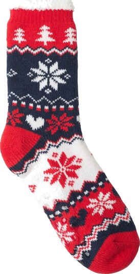 Cuddly Socks by Taubert Sokker Lovely Winter Lined Anti slip Socks Rød