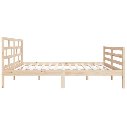 vidaXL Sengeramme heltre 120x190 cm 4FT Small Double