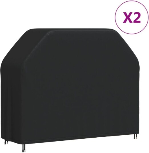 vidaXL Grilltrekk 2 stk 162x61x122 cm 420D oxfordstoff