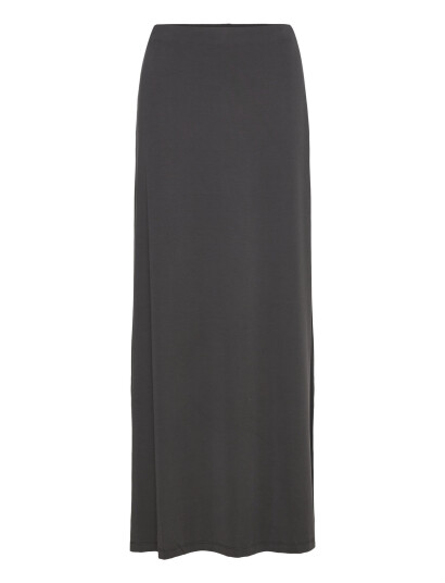 Weekday Signe Drapy Maxi Skirt - Black - XS