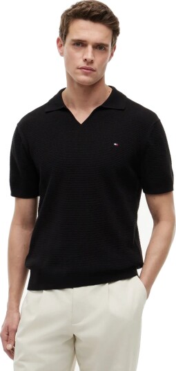 Tommy Hilfiger Seasonal Structure Ss Jonny Polo Black M