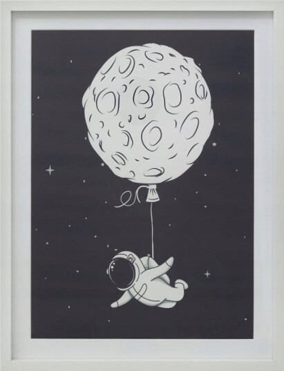Atmosphera Plakat Til Barnerommet Space I Hvit Ramme 30 X 40 Cm Atmosphera Plakat Til Barnerommet Space I Hvit Ramme 30 X 40 Cm