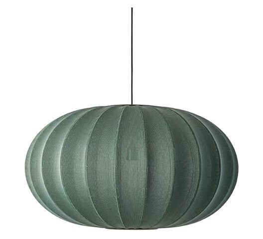 Made By Hand Knit-Wit Oval Taklampe Ø76 Tweed Green Made By Hand Knit-Wit Oval Taklampe Ø76 Tweed Green