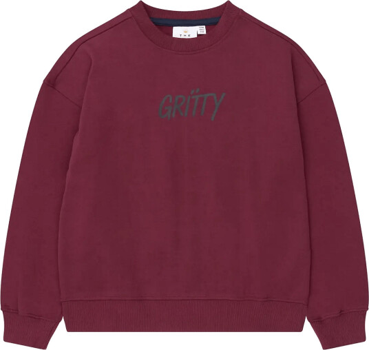 The New Tnviggo Os Sweatshirt Burgundy 134/140