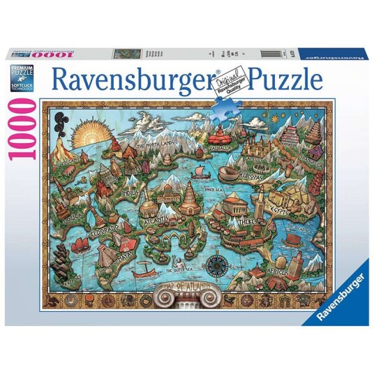 Ravensburger Puslespill 1000 Brikker Atlantis