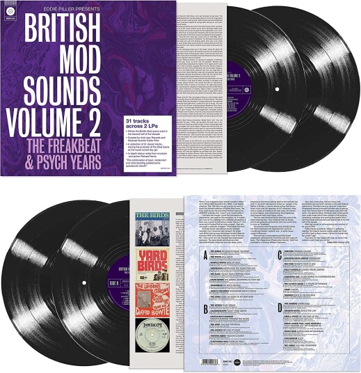 Diverse Rock Eddie Piller Presents British Mod Sounds Of The 1960s Volume 2: The Freakbeat & Psych Years LP/Vinyl Diverse Rock Eddie Piller Presents British Mod Sounds Of The 1960s Volume 2: The Freakbeat & Psych Years LP/Vinyl