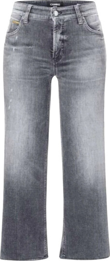 Cambio Dame Jeans Grå L,