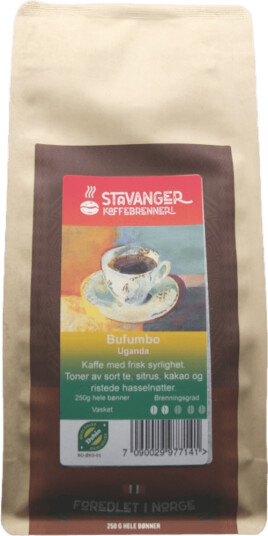 Uganda Bufumbo 250g Hele bønner Uganda Bufumbo 250g Hele bønner