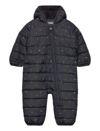 Color Kids Baby Coverall Quilt & Aop Black 74 Color Kids Baby Coverall Quilt & Aop Black 74