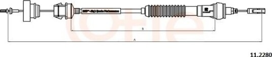 COFLE 11.2280 Clutchkabel