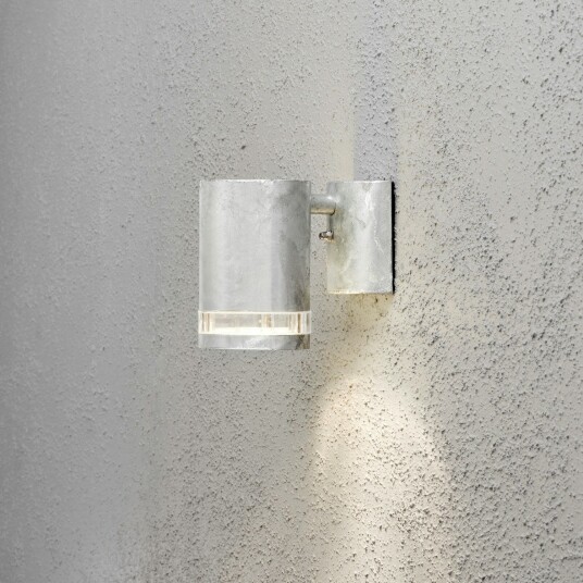 Konstsmide Modena vegglampe ned GU10 Galvanisert/transparent IP44 - 7700148 Konstsmide Modena vegglampe ned GU10 Galvanisert/transparent IP44 - 7700148