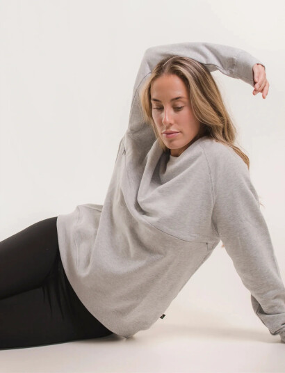 Boob Thermal Nursing Sweatshirt - Grey - S