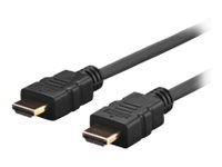 Vivolink Pro HDMI 2.0 Kabel 1m med Ethernet - 4K Støtte - Svart