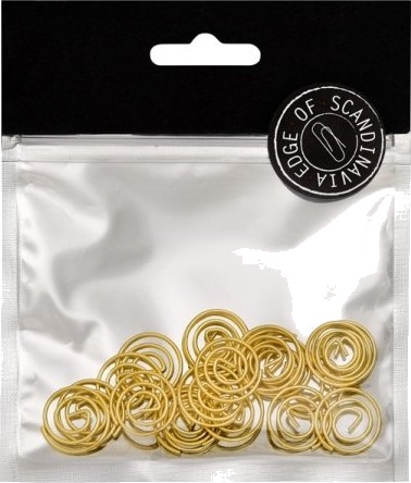 Edge Edge Of Scandinavia Snurre Clips 20Stk Guld 6 Stk. Edge Edge Of Scandinavia Snurre Clips 20Stk Guld 6 Stk.