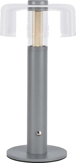 1W oppladbar LED bordlampe Touch dimbar 1800mAh batteri 3000K grå inkl. USB C kabel Dimbar : Dimmer innebygd Kulør : Varm 1W oppladbar LED bordlampe Touch dimbar 1800mAh batteri 3000K grå inkl. USB C kabel Dimbar : Dimmer innebygd Kulør : Varm