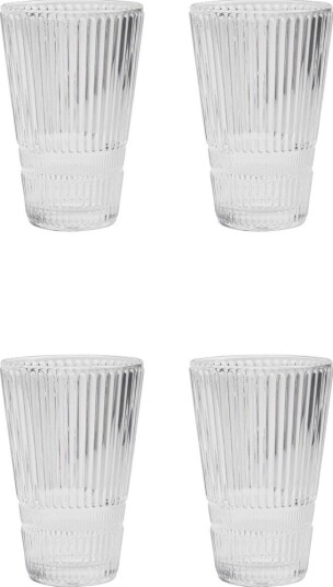 House Doctor Ølglass 30 cl 4 stk klar