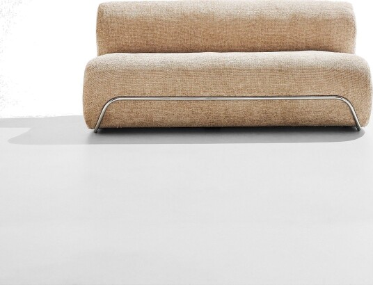 Jotex 2seters Sofa Jern/Kryssfiner/Polyester/Polyeterskum Greige chenille Archie 2109272030