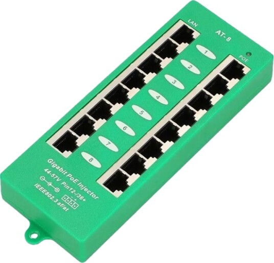 Extralink Strøminjektor Veggmonterbar Mode A Utgangskontakter: 8 Extralink Strøminjektor Veggmonterbar Mode A Utgangskontakter: 8