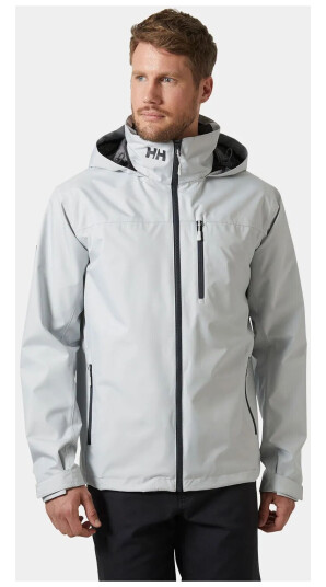 Helly Hansen Men’s Crew Hooded Sailing Jacket 2.0 Grå S