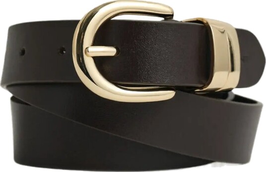 Gant Chunky Keeper Leather Belt Brown 80