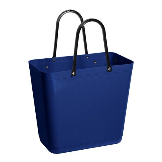Hinza Recycled Plastic veske med sykkelfeste høy 14L blå Hinza Recycled Plastic veske med sykkelfeste høy 14L blå
