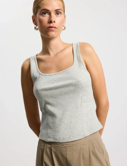 Rethinkit Studios Elevate Short Top   Grey   L