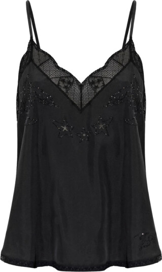 Zadig & Voltaire Dame Topper Svart S, Zadig & Voltaire Dame Topper Svart S,