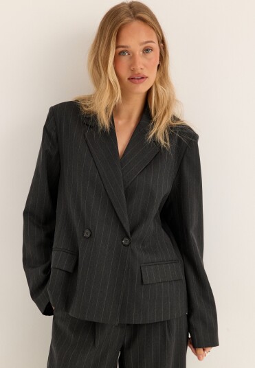 Bubbleroom Striped Blazer