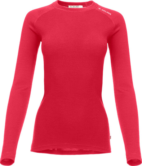 Aclima Women's WarmWool Crewneck S, Jester Red
