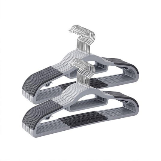 Plastkleshengere 30 pk   Grå