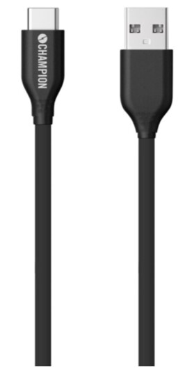 Champion USB-C til USB-A 1m Svart Datakabel