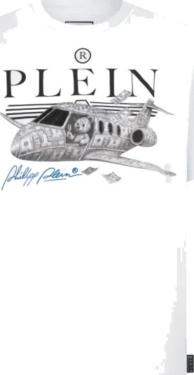 Philipp Plein Herre Topper Hvit XL,