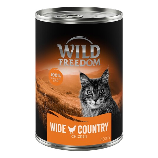 5 + 1 Gratis! 6 X 400 G Wild Freedom Kornfri Oppskrift Wide Country Kylling