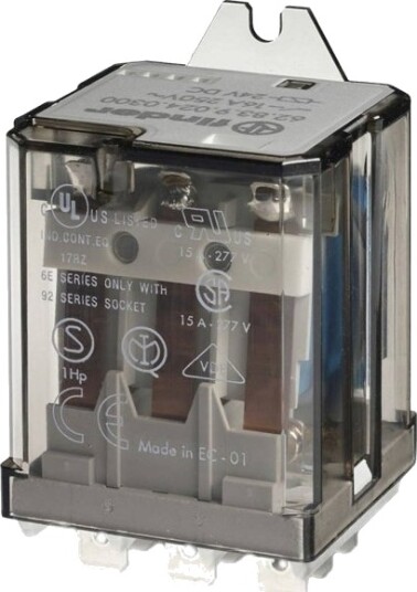Finder 62.83.9.024.4000 Stikrelé 24 V/Dc 16 A 3 X Omkobler 1 Stk