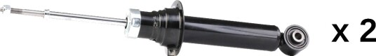 RIDEX 854S20733 Støtdemper
