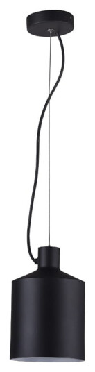 Platinet Pendellampe   15,5x23cm 40W Svart
