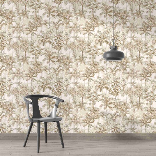 Tapet Tropisk Palmedesign Tapet Tropisk Palmedesign
