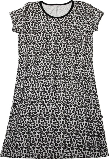 Say So Nattkjole   Grå Melert m. Leopard   Say So   10 år 140   Nattkjole