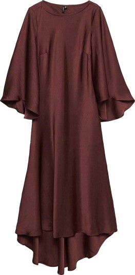Vero Moda Midikjole Vmkamile Wide Sleeve Ankle Dress Ex Rød