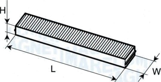 Kupefilter MAGNETI MARELLI 350203061870