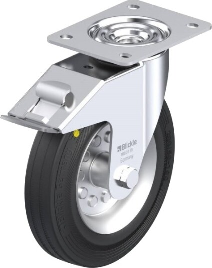 Blickle 591859 Le-Ve 200R-Fi-El Styrehjul Med Brems, Hjuldiameter 200 Mm, Maks. 205 Kg Blickle 591859 Le-Ve 200R-Fi-El Styrehjul Med Brems, Hjuldiameter 200 Mm, Maks. 205 Kg