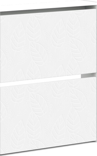 vidaXL Vegghengt skoskap DELFT 71 x 17 x 86 cm Konstruert tre Hvit